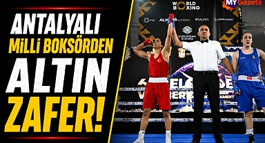 Antalyalı Milli Boksör Berfin Kabak'tan altın zafer!