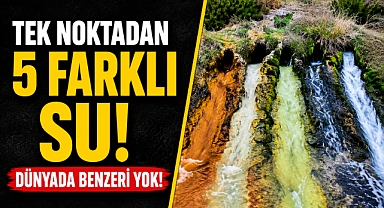 Bilim dünyasını şaşırtan doğa olayı! 5 farklı su aynı noktadan çıkıyor