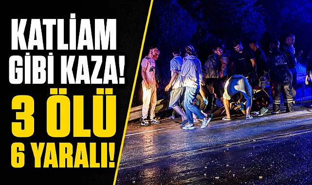 Burdur'da feci zincirleme kaza! 3 kişi hayatını kaybetti