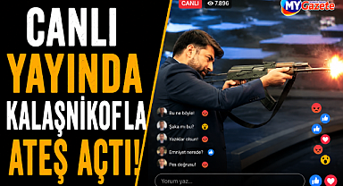 Canlı Yayında Skandal Görüntü! Sunucu Kalaşnikofla Ateş Açtı