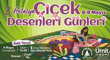 Çiçek desenleri Festivali Muratpaşa Belediyesi Banneri