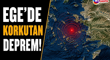 Ege’de korkutan deprem!