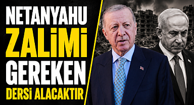 Cumhurbaşkanı Erdoğan'dan Gazze mesajı! Netanyahu'ya sert sözler!