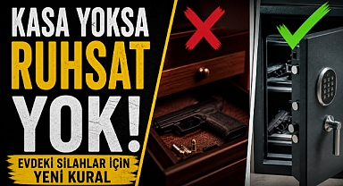 Evde Silaha Yeni Şart: Kasa Zorunlu