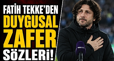 Fatih Tekke'den duygusal zafer sözleri! 'Şükürler olsun, hikâyeyi tamamladık'