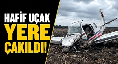 İsrail'de korkunç uçak kazası! Hafif uçak yere çakıldı