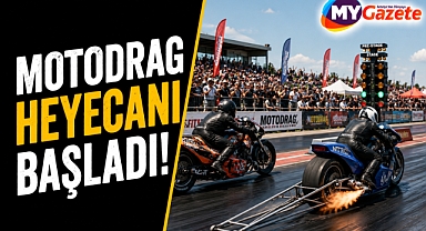 Kepez’de hız tutkunları pistte buluştu! Motodrag heyecanı başladı