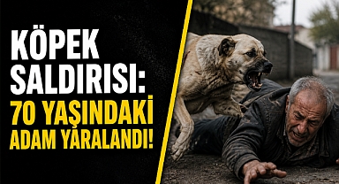 Korku dolu anlar: 70 yaşındaki adam köpek saldırısında yaralandı!