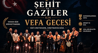 Kumluca'da vefa gecesi: Şehitler ve Gaziler için duygu dolu buluşma