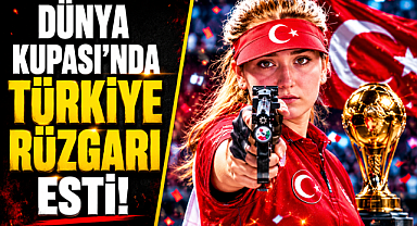 Milli atıcılar Buğra Selimzade ve Şimal Yılmaz, Dünya Kupası'nda gururlandırdı!