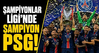 Şampiyonlar Ligi'nde tarihi gece! PSG kupayı kazandı