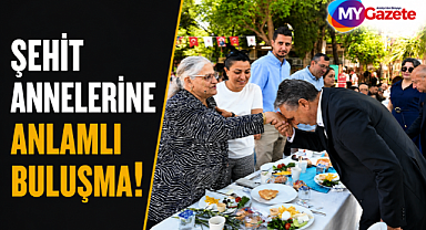 Şehit annelerine anlamlı buluşma!