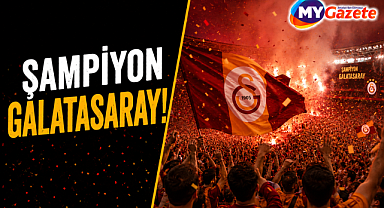 Süper Lig'de şampiyonu Galatasaray!