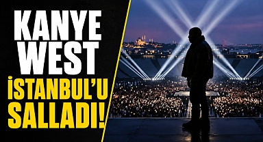 Ünlü rap yıldızı Kanye West İstanbul'u salladı! Atatürk Olimpiyat Stadı'nda tarihi gece