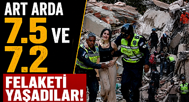 39 saniyede yerle bir oldular! Peş peşe gelen iki dev deprem ülkeyi alarm durumuna geçirdi