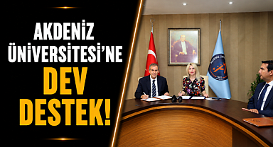 Akdeniz Üniversitesi'ne dev destek! Yangın sonrası 50 milyon TL'lik iş birliği