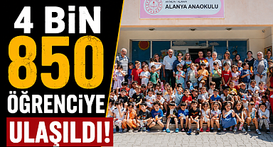 Antalya Alanya'da 4 bin 850 öğrenciye ulaşıldı! Çocuklara temizlik ve çevre bilinci aşılandı