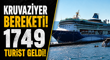 Antalya Alanya'ya Kruvaziyer bereketi: 1749 turist geldi