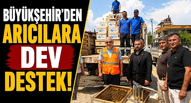 Antalya Büyükşehir Belediyesi’nden arıcılara dev destek! 849 kovan ücretsiz dağıtıldı