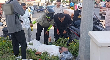 Antalya'da aynı Kavşakta 1 saatte 2 kaza! Güvenlik kamerası her şeyi kaydetti
