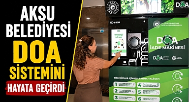 Antalya'da bir ilk! Aksu Belediyesi'nden geri dönüşümde yeni dönem