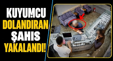 Antalya'da kuyumcuları sahte altınla dolandıran şüpheli tutuklandı! 131 bin liralık vurgun kamerada