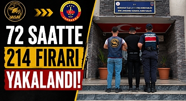 Antalya'da operasyon dalgası! 72 saatte 214 firari yakalandı
