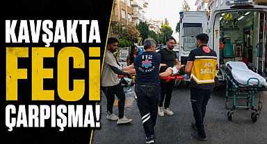 Antalya’da yürekleri ağza getiren kaza! Motosikletli kadın sürücü hastanelik oldu