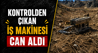 Antalya Gazipaşa'da devrilen iş makinesinin altında kalan operatör hayatını kaybetti