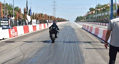 Antalya Kepez’de adrenalin zirvede! Motodrag heyecanı