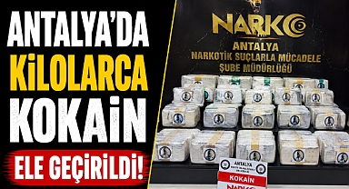 Antalya Konyaaltı'nda dev uyuşturucu operasyonu! Kilolarca kokain ele geçirildi