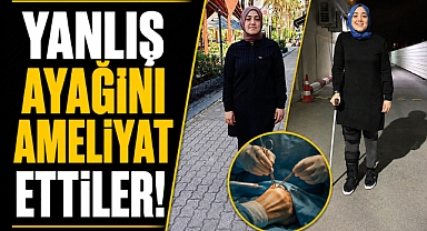 Antalya Kumluca'da yanlış ameliyat kabusu: Sağlıklı ayağı operasyon geçirdi