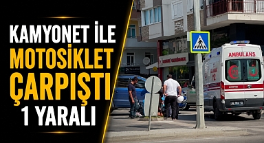 Antalya Manavgat'ta kamyonet ile motosiklet çarpıştı! Sürücü hastaneye kaldırıldı