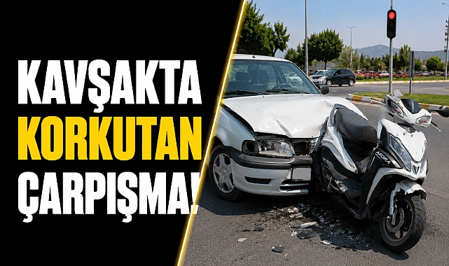 Antalya Manavgat’ta kavşakta kaza! Motosiklet sürücüsü hastaneye kaldırıldı