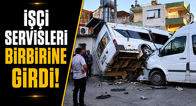 Antalya Serik'te işçi servisleri çarpıştı! 5 kadın yaralandı