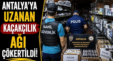 Antalya’ya uzanan kaçakçılık ağı çökertildi! 28 şüpheli gözaltında