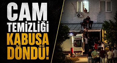 Cam silerken tentenin üzerine düştü! Genç kız hastaneye kaldırıldı