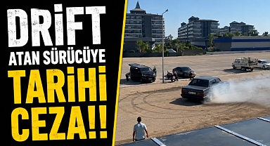 Drift pahalıya patladı! Tek hamlede 140 bin lira ceza yedi