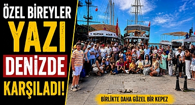 Engelsiz Kafe öğrencilerine deniz keyfi! Muratpaşa’da 'Yaza Merhaba' etkinliği