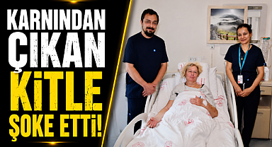 Karnından çıkan kitle şoke etti! 12 kiloluk tümör hayatını kabusa çevirmiş