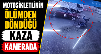 Kaskı hayatını kurtardı! Otomobilin üzerinden uçtu, ölümden döndü
