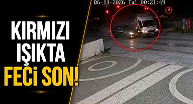 Kırmızı ışıkta feci son! Kamyona çarpan motosikletli yaşam mücadelesini kaybetti