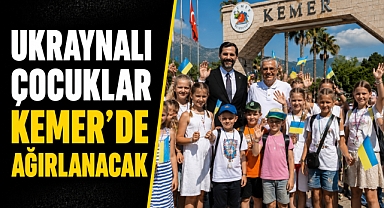Ukrayna Başkonsolosu’ndan Kemer’e ziyaret! Savaş mağduru çocuklar için anlamlı adım