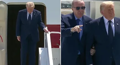 Ankara'da tarihi gün! Donald Trump Türkiye'ye geldi