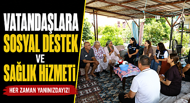 Antalya Aksu Belediyesi kapı kapı dolaşıyor! İhtiyaçlar evlerde tek tek belirleniyor