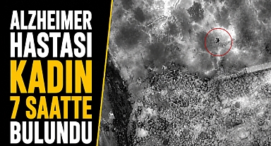 Antalya Alanya'da 7 saat sonra mucize! Kayıp alzheimer hastası yaşlı kadını termal kameralı dron buldu