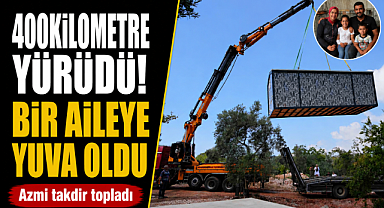 Antalya Alanya'da örnek dayanışma! 400 kilometre yürüdü, bir aileye yuva oldu