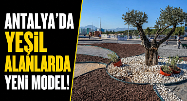 Antalya'da yeşil alanlarda yeni model! Hem doğa korunuyor hem su tasarrufu sağlanıyor