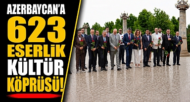 Antalya Kepez'den Azerbaycan’a 623 eserlik kültür köprüsü! Gence’de kapıları açıldı