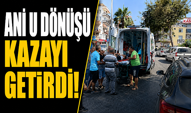 Antalya Manavgat'ta ani U dönüşü kazayı getirdi! O anlar kamerada
